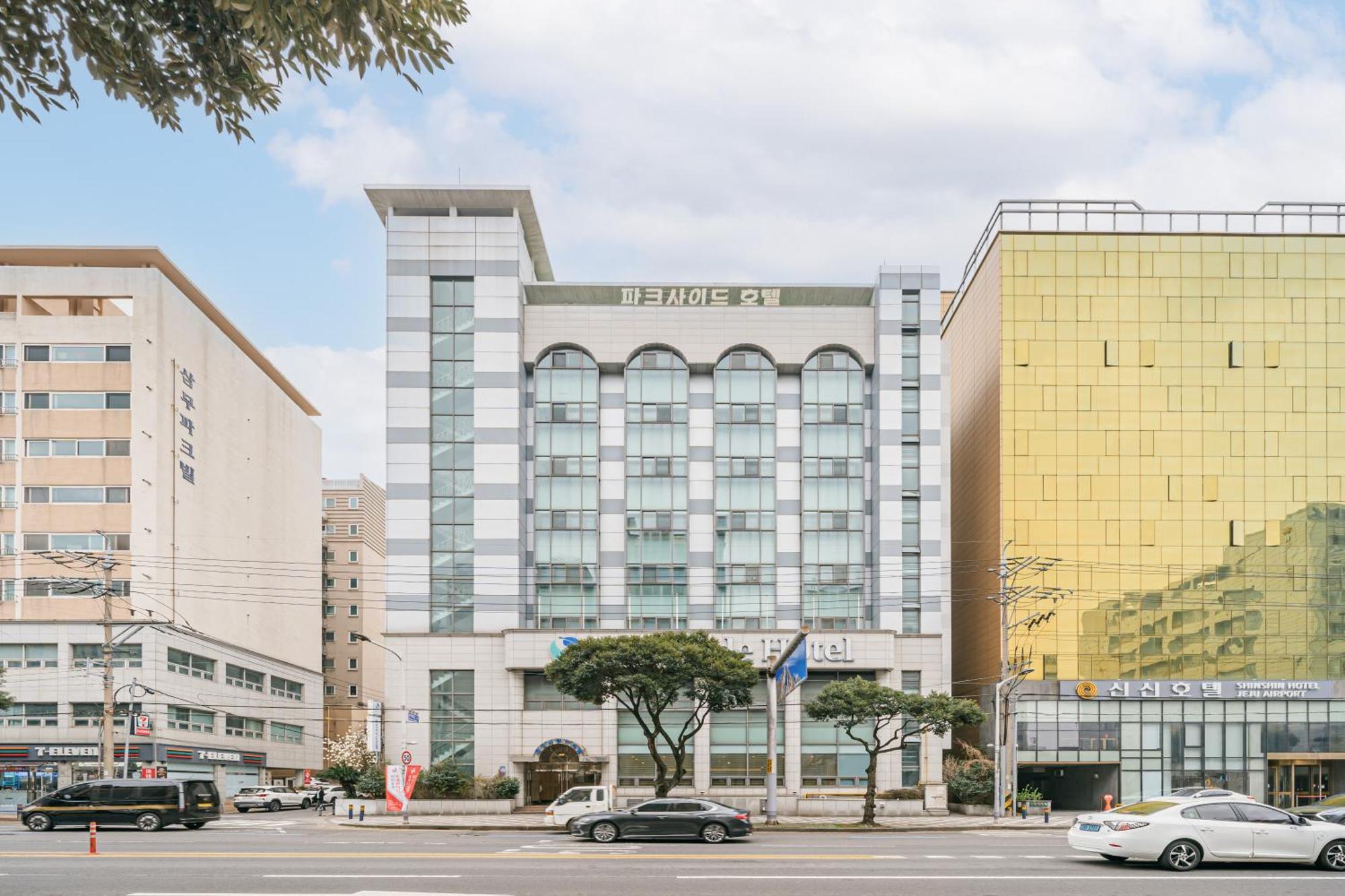 Jeju Parkside Tourist Hotel Exteriör bild